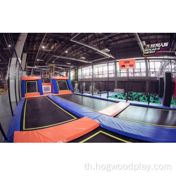 สวน Trampoline สำหรับเด็กในร่มสำหรับออกกำลังกาย